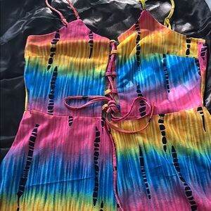 SHEIN Multicolor Vibrant Romper